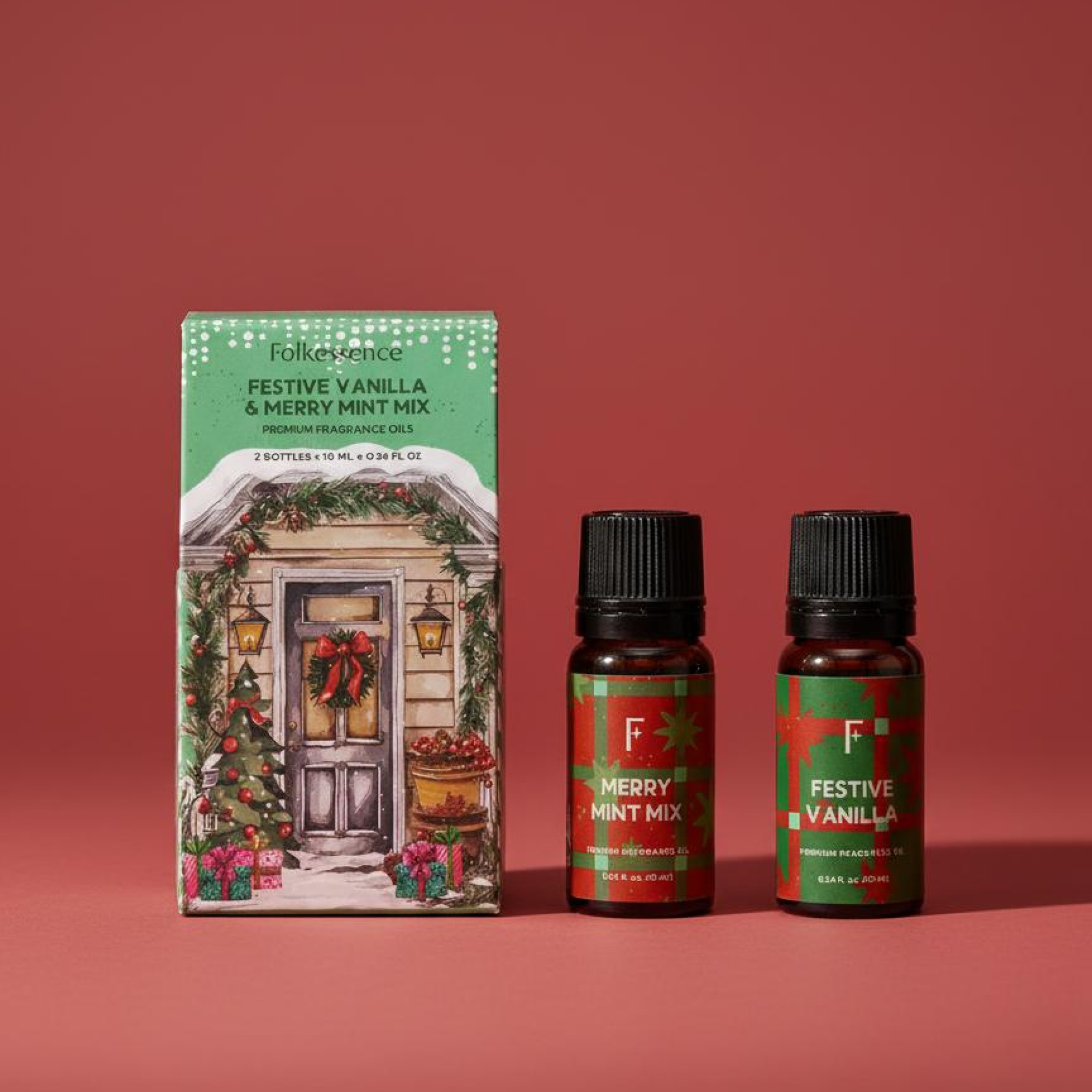 Festive Vanilla & Merry Mint Essential Oils Set
